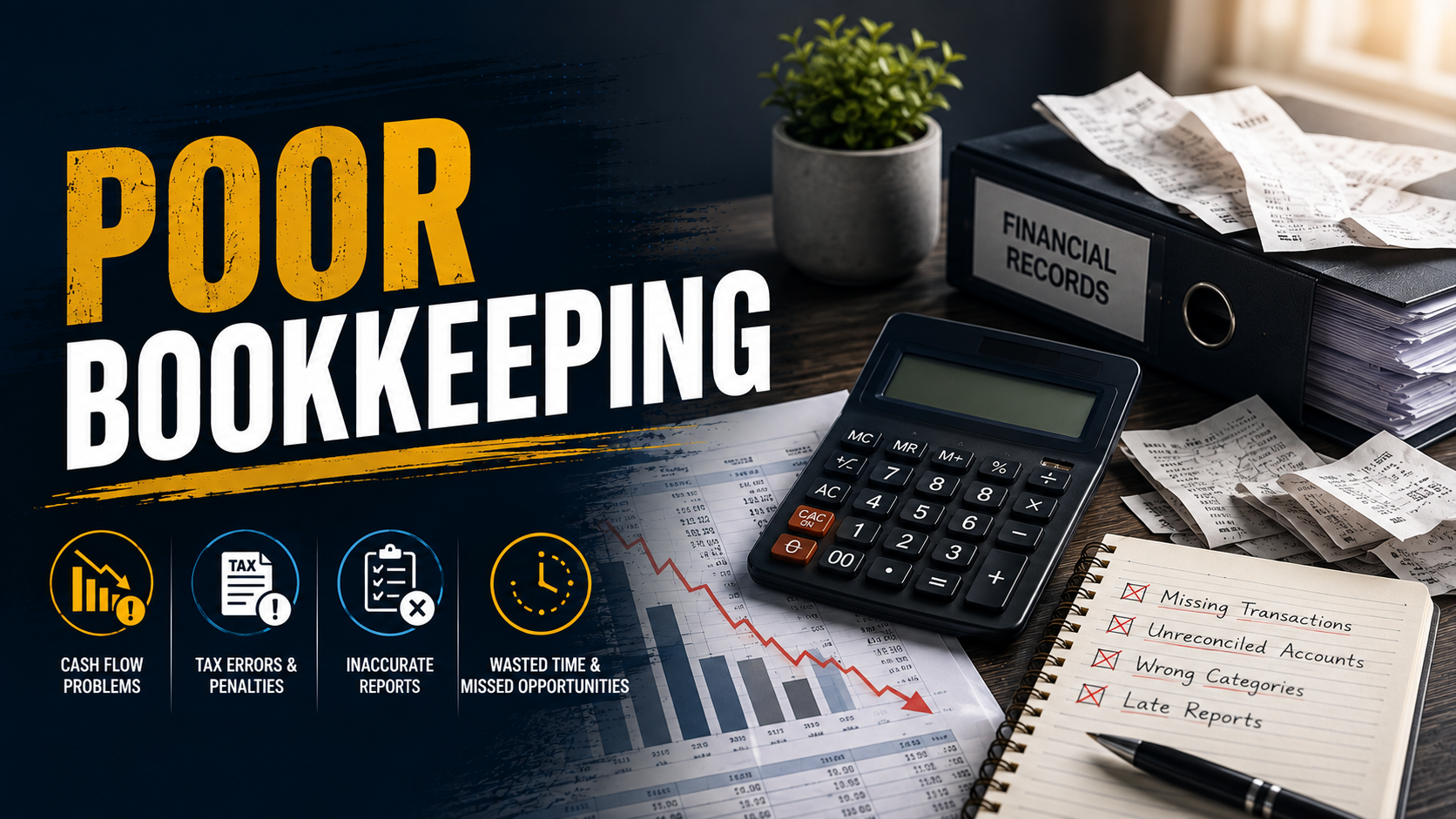 How Poor Bookkeeping Can Cost Your Business