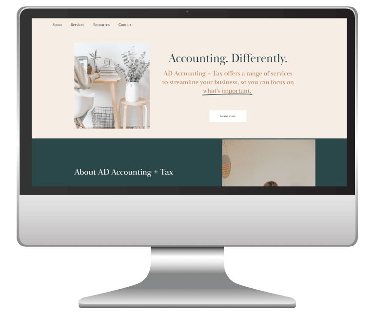 AD Accounting + Tax 3 ad accounting + tax website